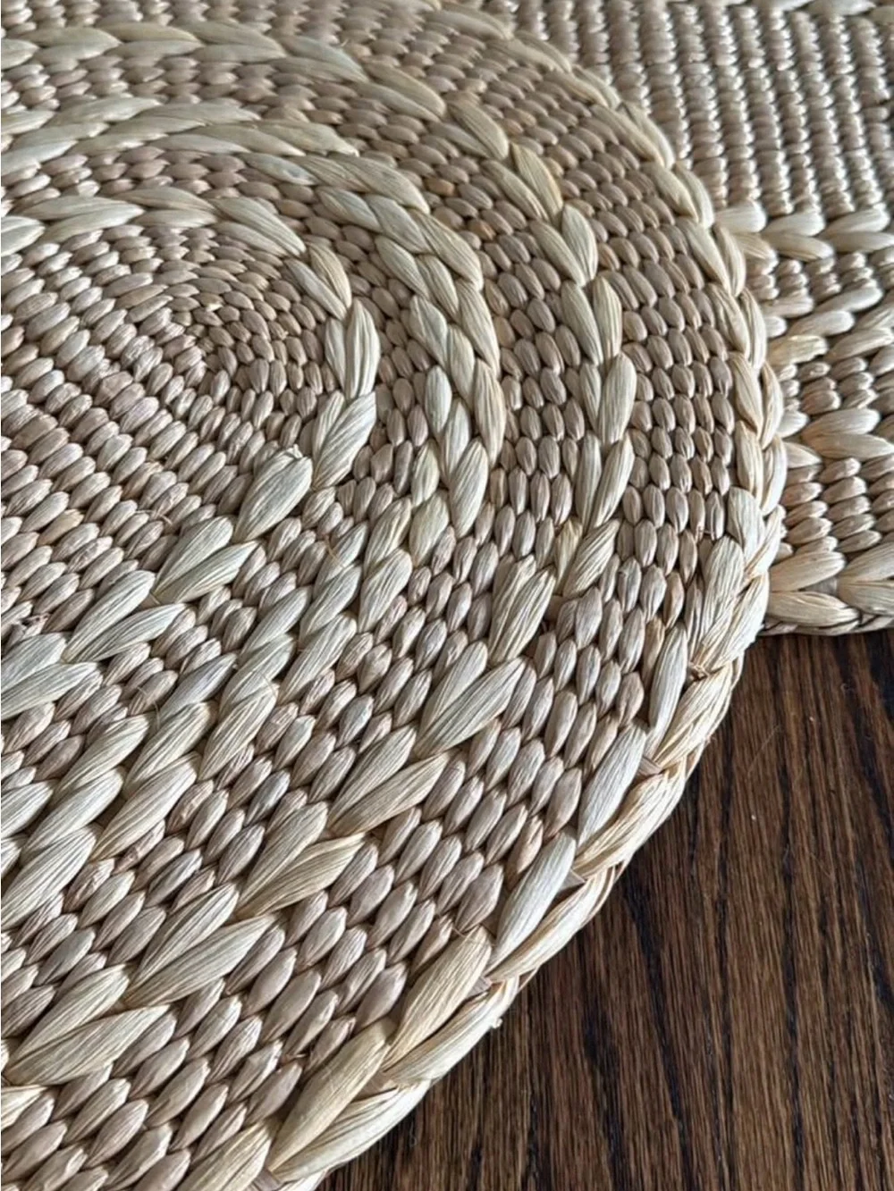 Crate&Barrel handwoven oval